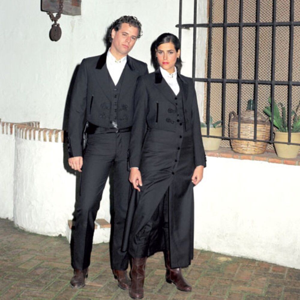Ubaldo Centro Flamenco Cropped Riding Coat Tuxedo Jacket Women's Size 6